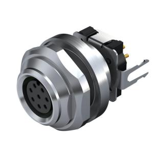 12 m mounting panel rear 8 poles of number m8 system connection pcb installation connector plug circular