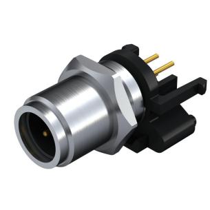 12 m mounting front 4 poles of number m12 system connection pcb installation connector plug circular