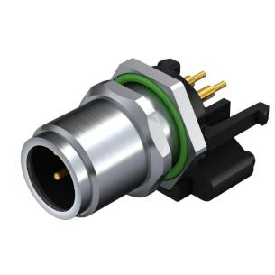 12 m mounting panel rear 4 poles of number m12 system connection pcb installation connector plug circular