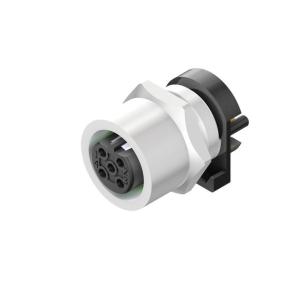 12 m mounting front 4 poles of number m12 system connection pcb installation connector plug circular