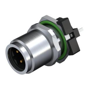 12 m mounting panel rear 4 poles of number m12 system connection pcb installation connector plug circular