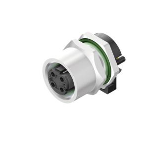 12 m mounting panel rear 4 poles of number m12 system connection pcb installation connector plug circular