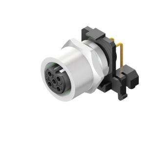 12 m mounting front 4 poles of number m12 system connection pcb installation connector plug circular