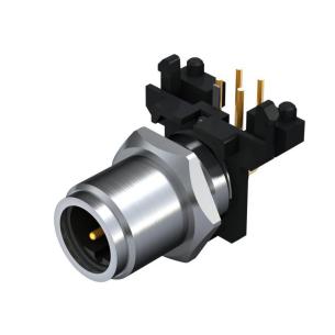 12 m mounting front 4 poles of number m12 system connection pcb installation connector plug circular