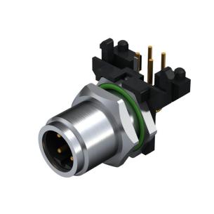 12 m mounting panel rear 4 poles of number m12 system connection pcb installation connector plug circular