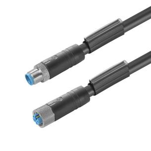 no shielded no led straight socket - straight pin m 5 5 poles of number m12 m12 cable sensor-actuator