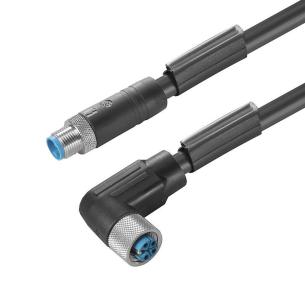 no shielded no led 90 socket - straight pin m 5 5 poles of number m12 m12 cable sensor-actuator