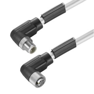 no shielded no led 90 socket - 90 pin m 5 1 5 poles of number m12 m12 cable sensor-actuator