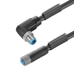 no shielded no led straight bush - angled pin m 10 5 poles of number m12 m12 cable sensor-actuator