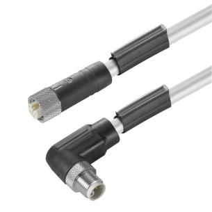 no shielded no led straight bush - angled pin m 5 1 5 poles of number m12 m12 cable sensor-actuator
