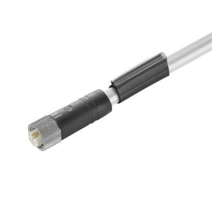 no shielded no led straight socket female m 5 1 5 poles of number m12 cable sensor-actuator