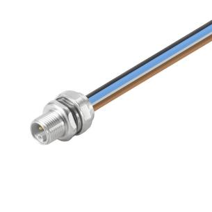mm2 5 1 m 3 0 5 poles of number m12 cable with built-in plug round