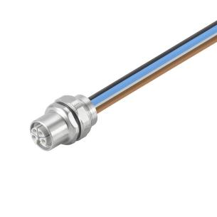 mm2 5 2 m 3 0 5 poles of number m12 cable with built-in plug round