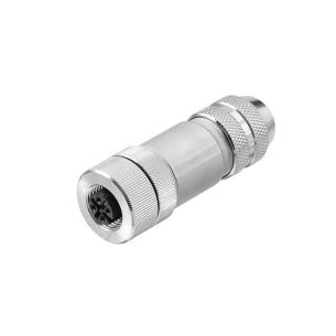yes connection shield in screwed when ip67 4 poles of number connection screw t-coded m12 customisable field plug round
