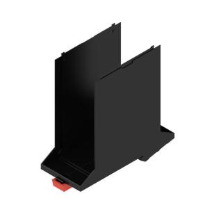 black plastic state installed in ip20 45 width housing modular element base