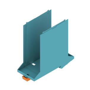 blue light plastic state installed in ip20 45 width housing modular element base