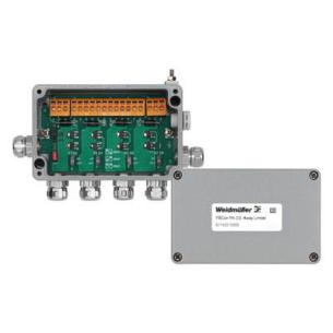 fieldbus foundation profibus-pa aluminium material main housing limiter distributor 4-channel distributor bus field
