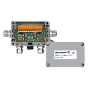 fieldbus foundation profibus-pa aluminum aisi12 aluminium material main housing limiter distributor 2-channel distributor bus field