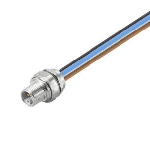 mm2 5 1 m 3 0 5 poles of number m12 cable with built-in plug round