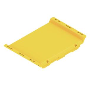 yellow traffic plastic state installed in ip20 5 67 width housing modular element front