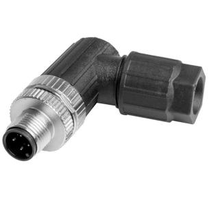 no connection shield ip67 4 poles of number in push a-coded m12 customisable field plug round