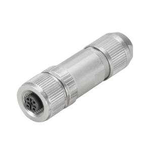 yes connection shield ip67 4 poles of number in push a-coded m12 customisable field plug round