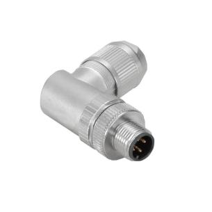 yes connection shield ip67 5 poles of number in push a-coded m12 customisable field plug round