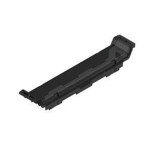 transparent black plastic state installed in ip20 5 17 width housing modular element front