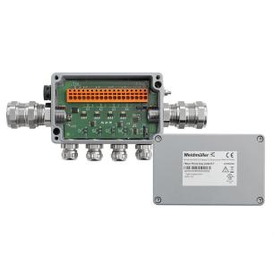 fieldbus foundation profibus-pa aluminium material main housing limiter distributor 4-channel distributor bus field