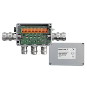 fieldbus foundation profibus-pa aluminum aluminium material main housing limiter distributor 3-channel distributor bus field