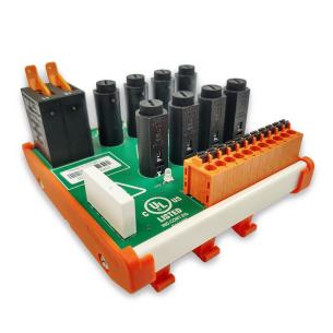 in push connector terminal with module interface