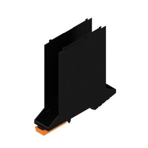black plastic state installed in ip20 5 22 width housing modular element base