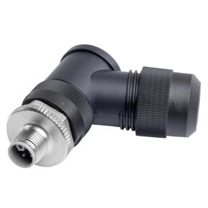 ip67 5 poles of number connection screw l-coded m12 customisable field plug round