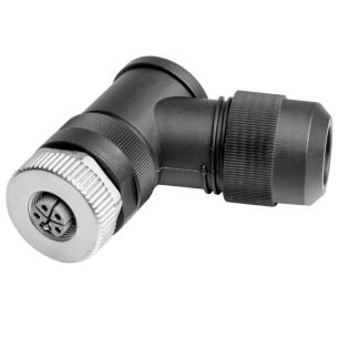 ip67 5 poles of number connection screw l-coded m12 customisable field plug round