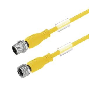 no shielded no led straight socket - straight pin m 2 5 poles of number m12 m12 cable sensor-actuator