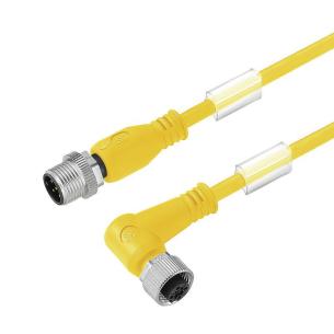 no shielded no led 90 socket - straight pin m 3 5 poles of number m12 m12 cable sensor-actuator