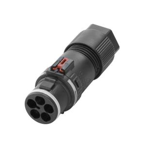 no connection shield ip68 3 poles of number in push clamp lever connector plug-in round none m20 customisable field plug round