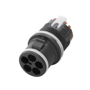 no connection shield ip68 3 poles of number in snap clamp lever connector plug-in round none m20 customisable field plug round