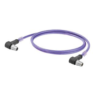 m 7 length angled male ip67 x-type m12 angled male ip67 x-type m12 assembled cable railway ethernet