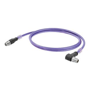 m 7 length angled male ip67 x-type m12 male straight 67 ip x-type m12 assembled cable railway ethernet