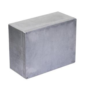 alsi12 aluminium no plate flange untreated mm 181 depth mm 313 height mm 404 width housing metal