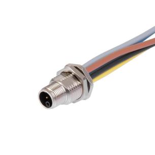 mm2 5 1 m 2 0 5 poles of number m12 cable with built-in plug round