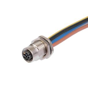 mm2 5 1 m 2 0 5 poles of number m12 cable with built-in plug round