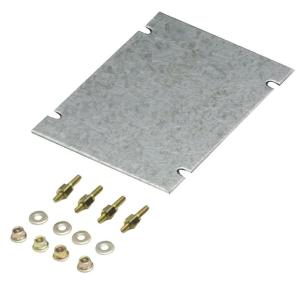 silver galvanized galvanized steel sheet mm 2 x 249 x 134 plate mounting enclosure empty polyester tbf housing plate mounting