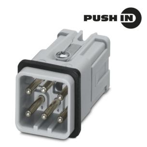 1 size installation actuator with in push 5 poles of number a 16 v 230 male connectors plug-in industry insert contact