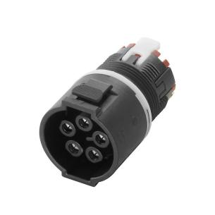 no connection shield ip68 5 poles of number actuator with in push connector plug-in round none m20 customisable field plug round