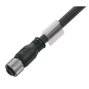 yes shielded no led straight socket female m 5 5 poles of number m12 cable sensor-actuator