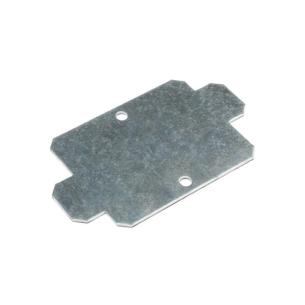 silver galvanized galvanized steel sheet mm 2 x 67 x 114 plate mounting enclosure empty aluminium k klippon housing plate mounting