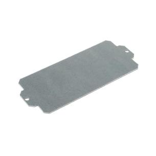 silver galvanized galvanized steel sheet mm 2 x 67 x 164 plate mounting enclosure empty aluminium k klippon housing plate mounting