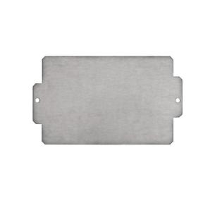 silver galvanized galvanized steel sheet mm 2 x 110 x 150 plate mounting enclosure empty aluminium k klippon housing plate mounting